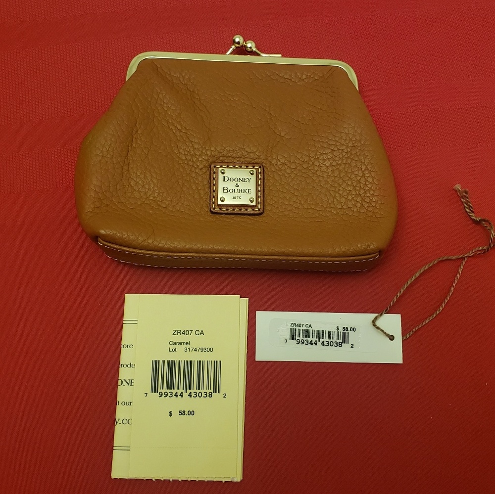 Dooney & Bourke Peeble Grain Large Frame Purse